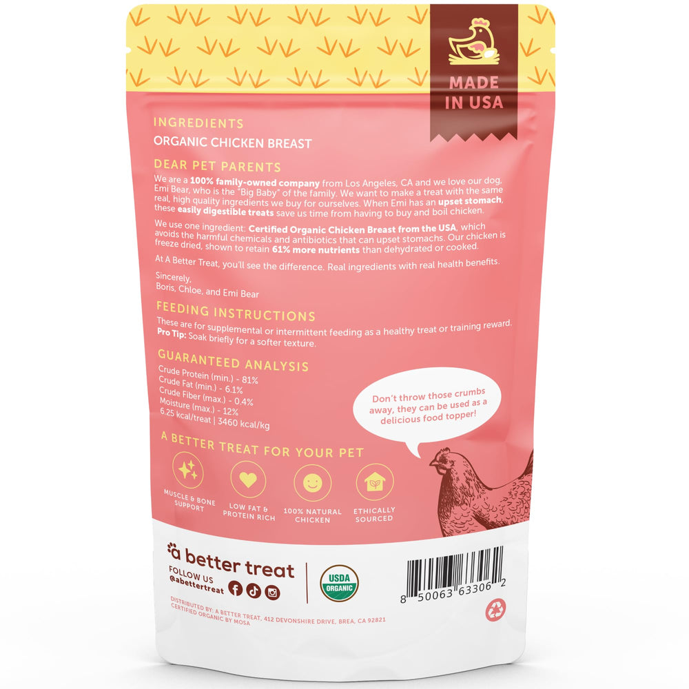 A Better Treat – sans gluten et sans céréales pour chiens sensibles.