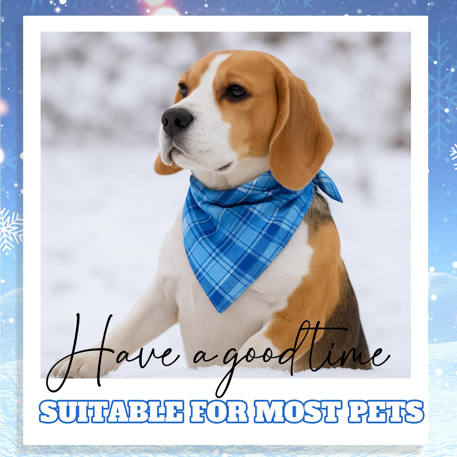 Abbylike bandanas chien – look élégant lors des promenades hivernales