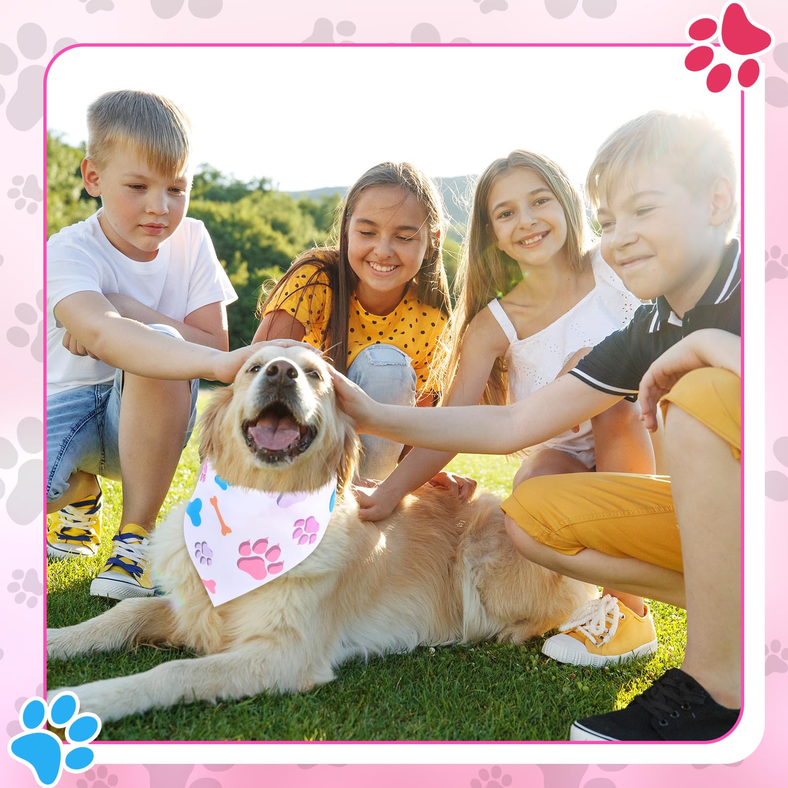 Abbylike bandanas accessoire photo pour chien, parfait comme prop de séance.