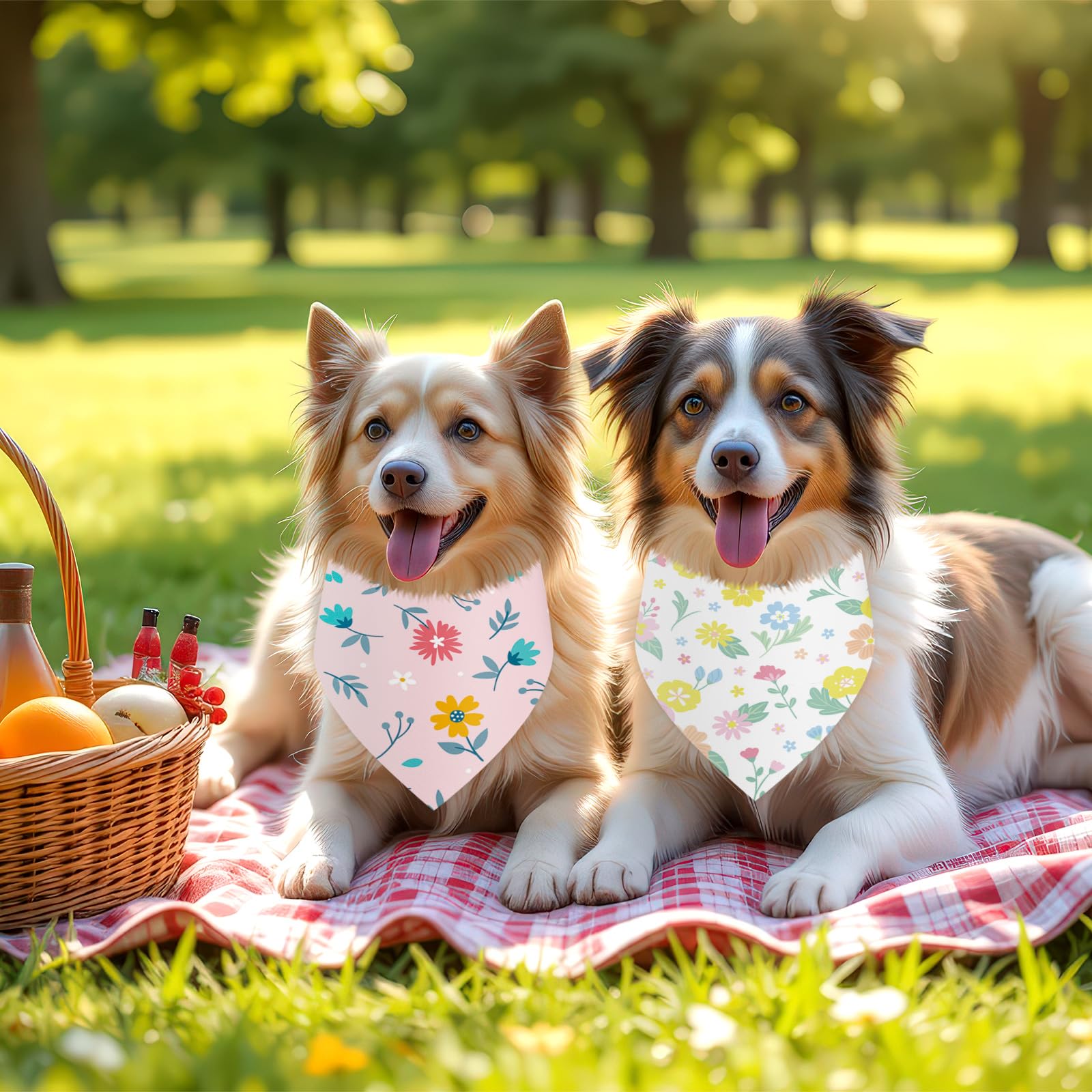 Bandanas Abbylike pour chien – accessoire polyvalent pour photos et fêtes.
