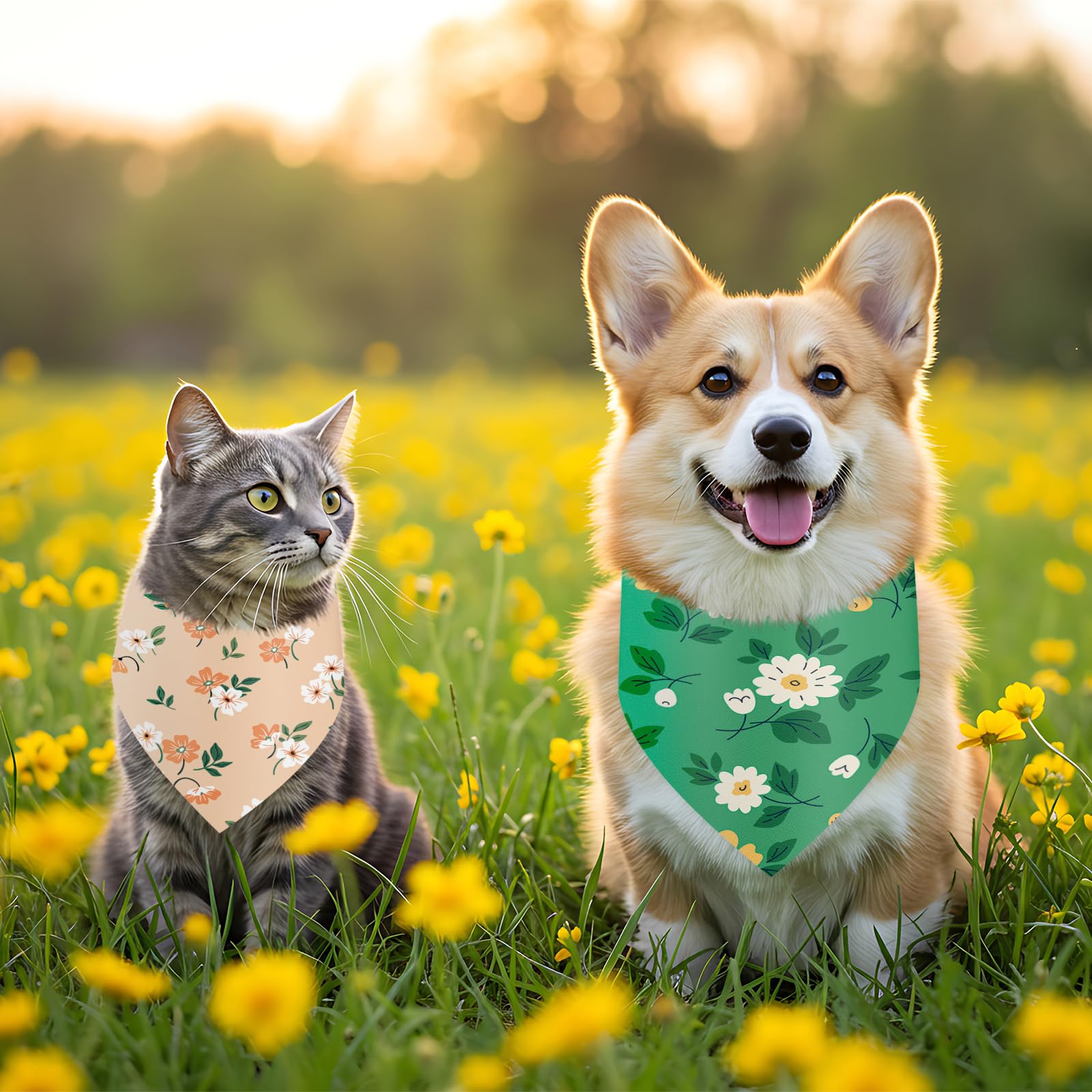 Bandanas Abbylike pour chien – format 65 cm pour tous les cols.