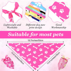 Abbylike bandanas imprimé cœur pour chien, look charmant pendant les promenades.