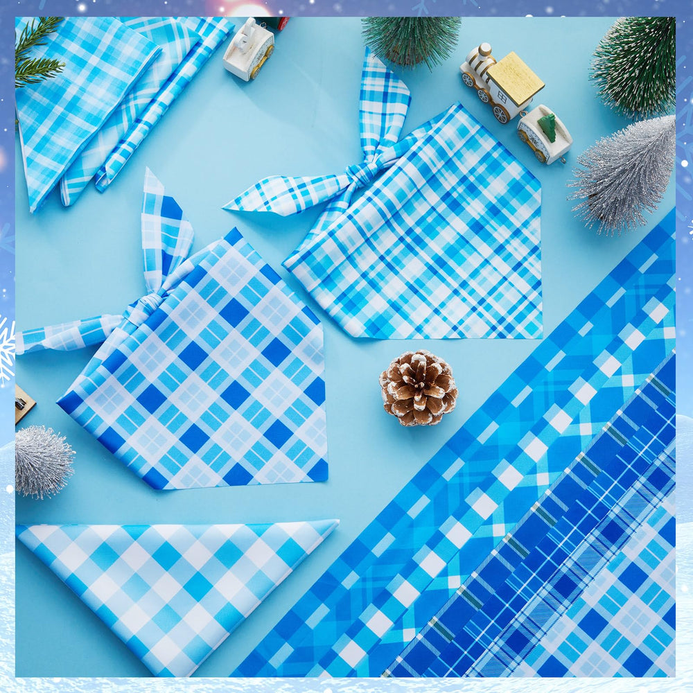 Abbylike bandanas chien – utilisations hiver, fêtes et séances photo