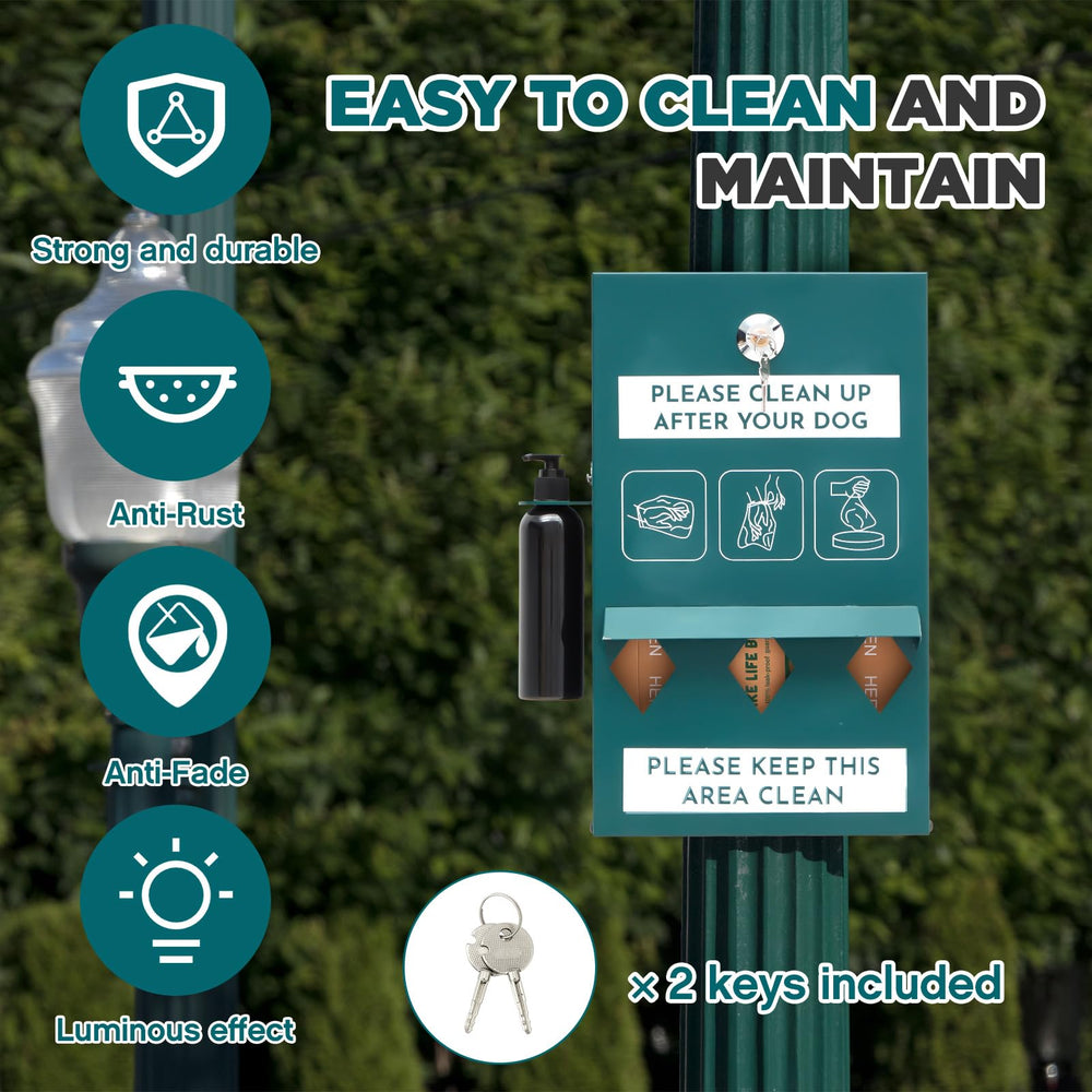 Bouteilles de gel mains Abbylike 250 ml pour l’hygiène en plein air.
