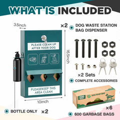 Distributeur mural Abbylike vert pour un entretien extérieur efficace.