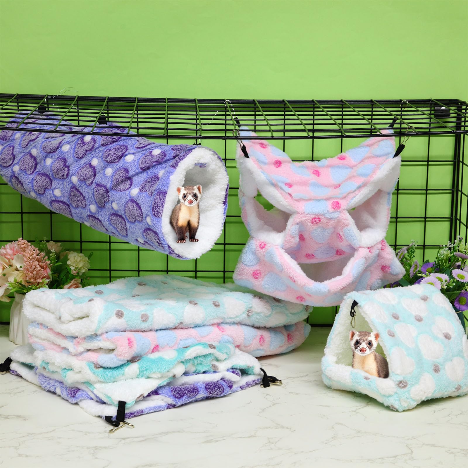 Abbylike hamac coloré vert violet rose, attirant et adaptable.