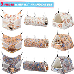 Abbylike hamac petit animal 30x30: installation facile