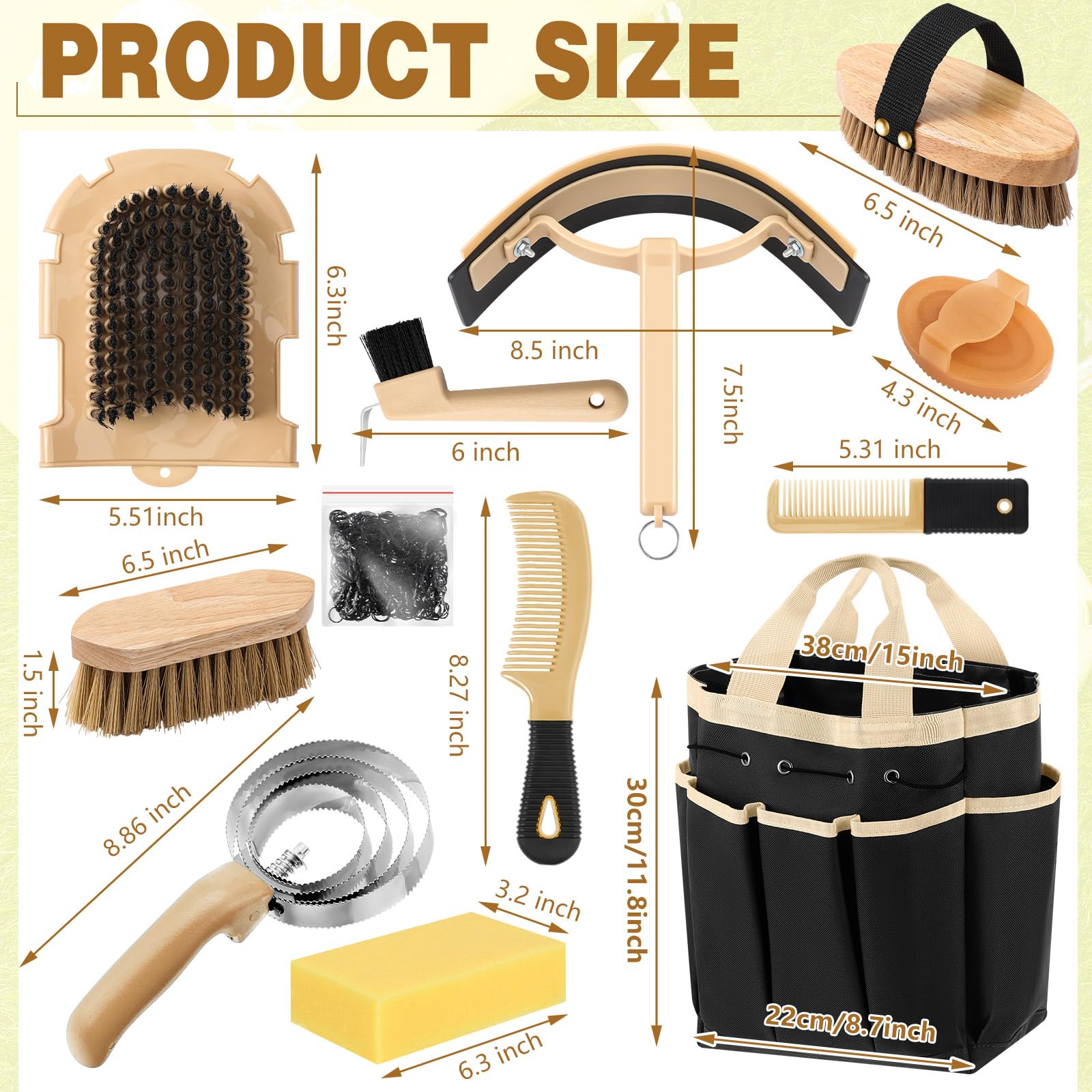 Brosse massage ovale Abbylike: sensation douce et massage relaxant pour le cheval.
