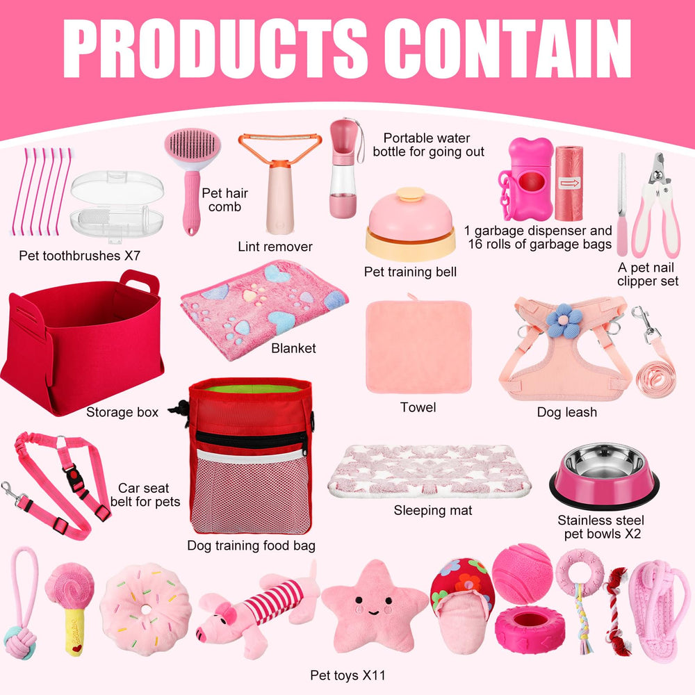 Abbylike kit chiot brosse doigt TPR: hygiène facile à domicile
