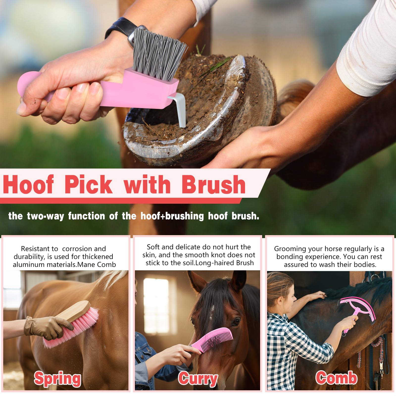 Abbylike peigne criniere cheval pour coiffer