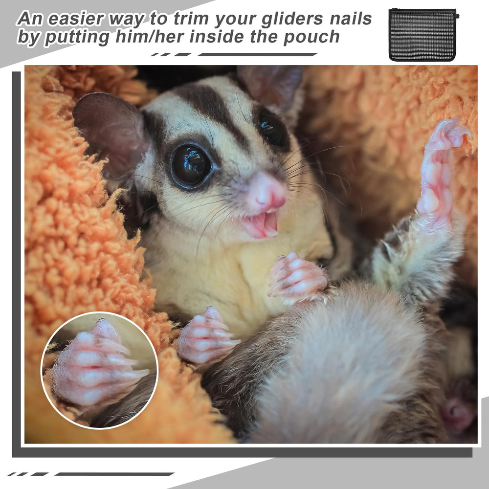 Abbylike pochette fermee pour sugar glider assure securite et confinement