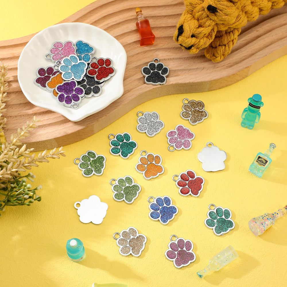 Taille 1x1 pouce, adaptée aux petits colliers