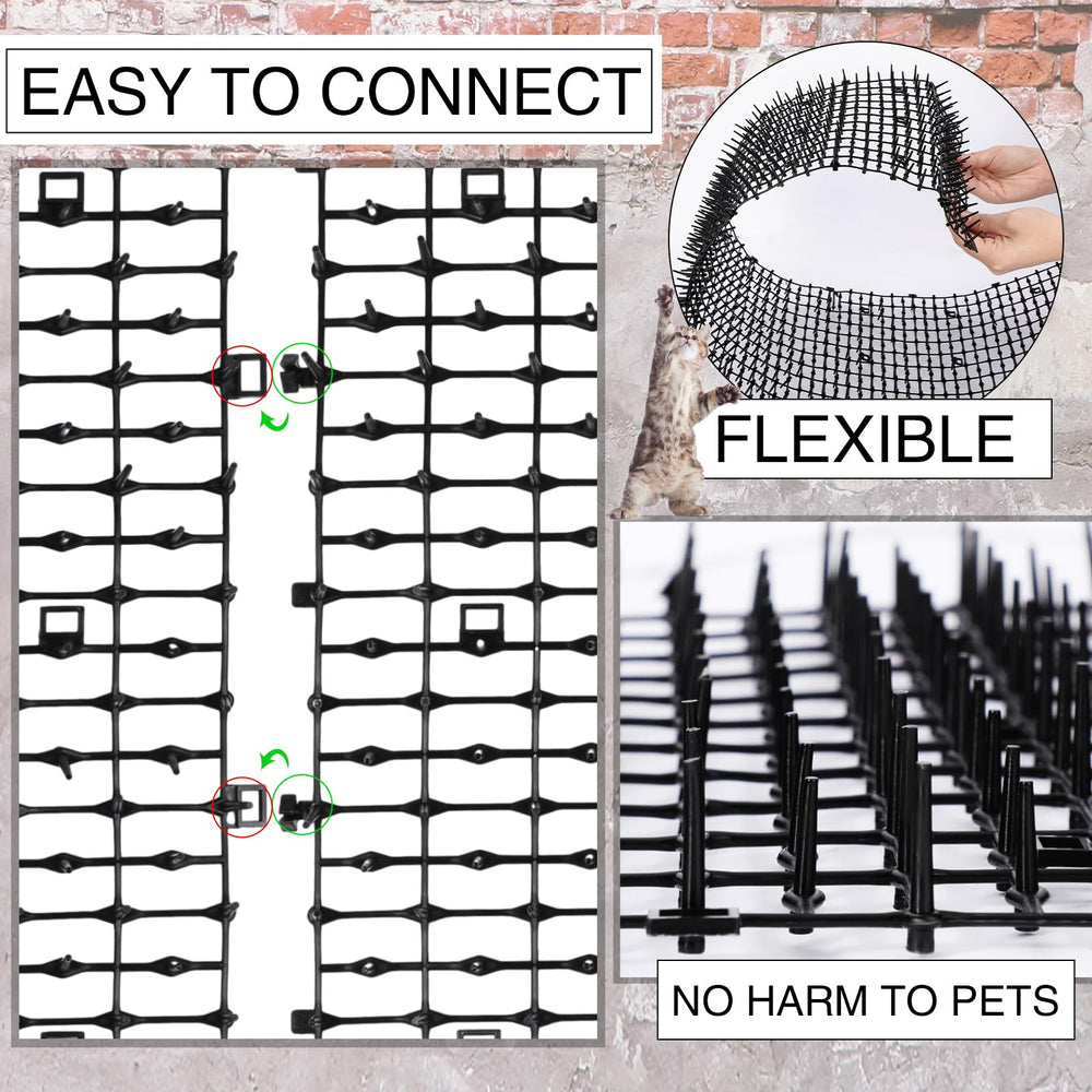 Abbylike tapis anti-chat profil discret intérieur et extérieur