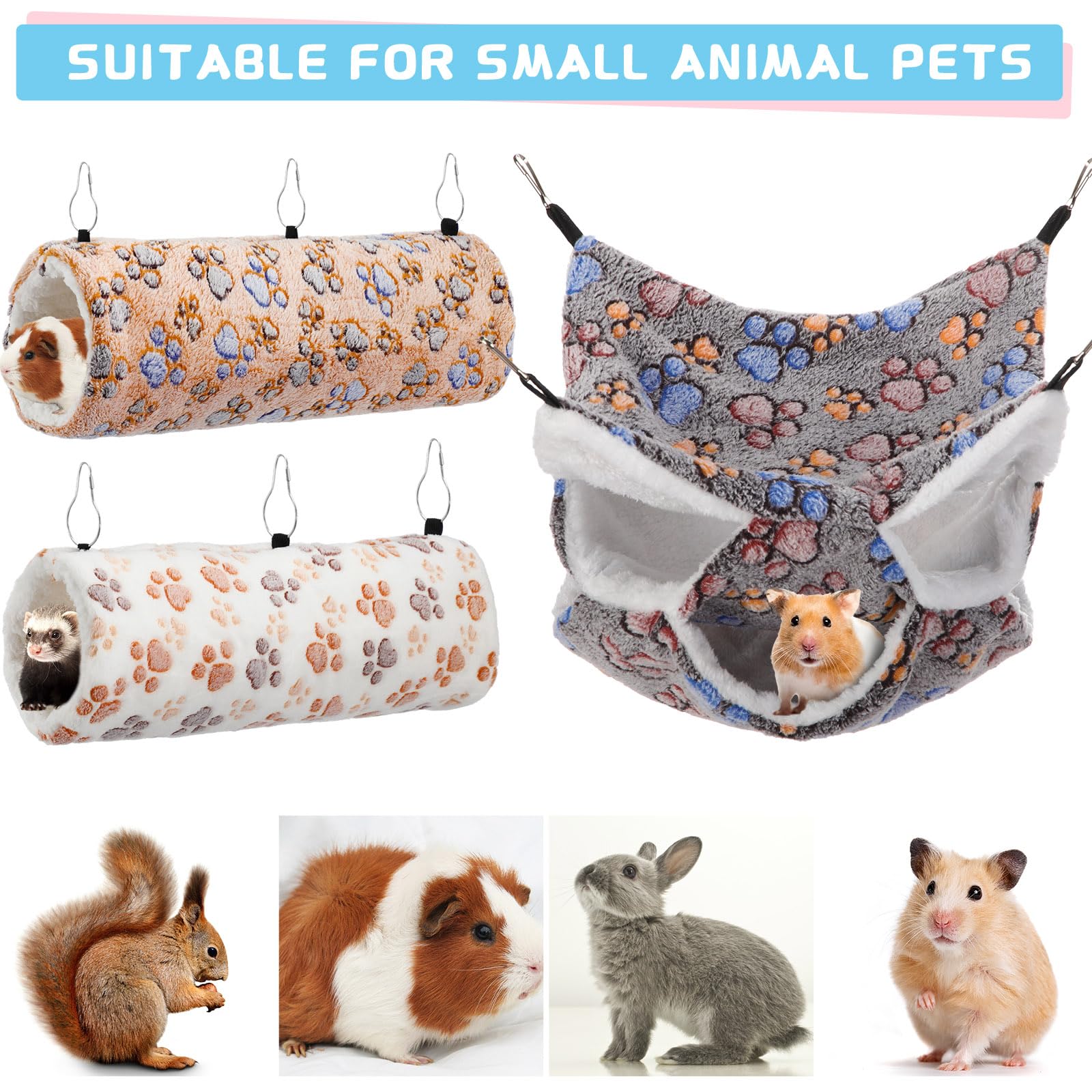 Abbylike tunnel chinchilla 50x15 cm: structure durable et pratique