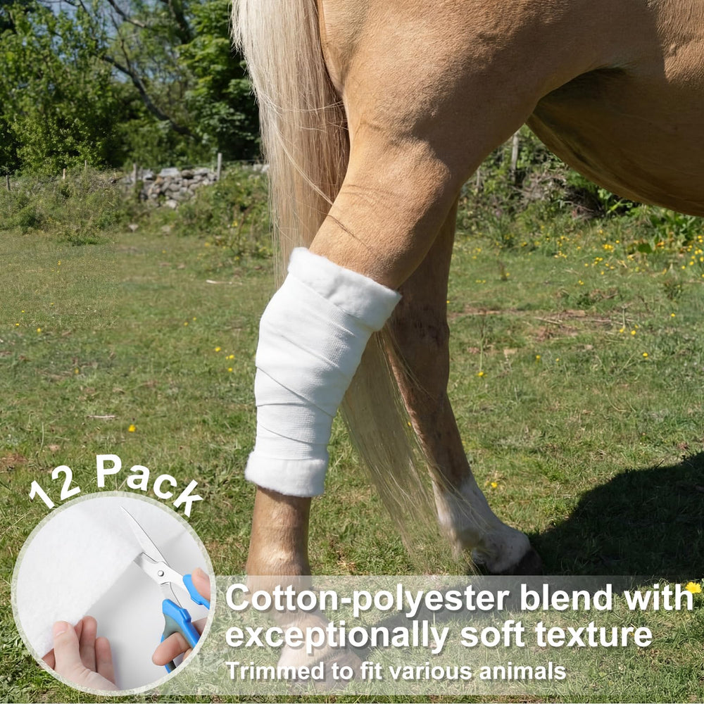 Wrap-jambe Abbylike coton-polyester durable, idéal pour l’usage régulier en écurie.