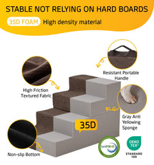 ABCPET escaliers pliables en mousse, rangement facile et utilisation rapide