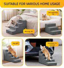 ABCPET escaliers 4 étapes – aide pratique pour canapé et fauteuil.