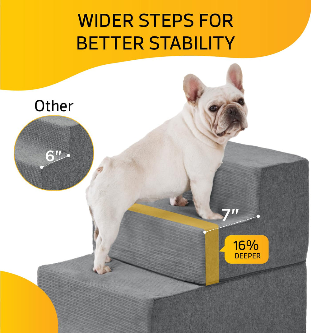 ABCPET escaliers 5 étapes – atteindre lit haut sans effort.