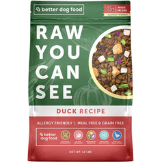 A Better Treat croquettes chien canard seche: digeste et appétence potentielle.