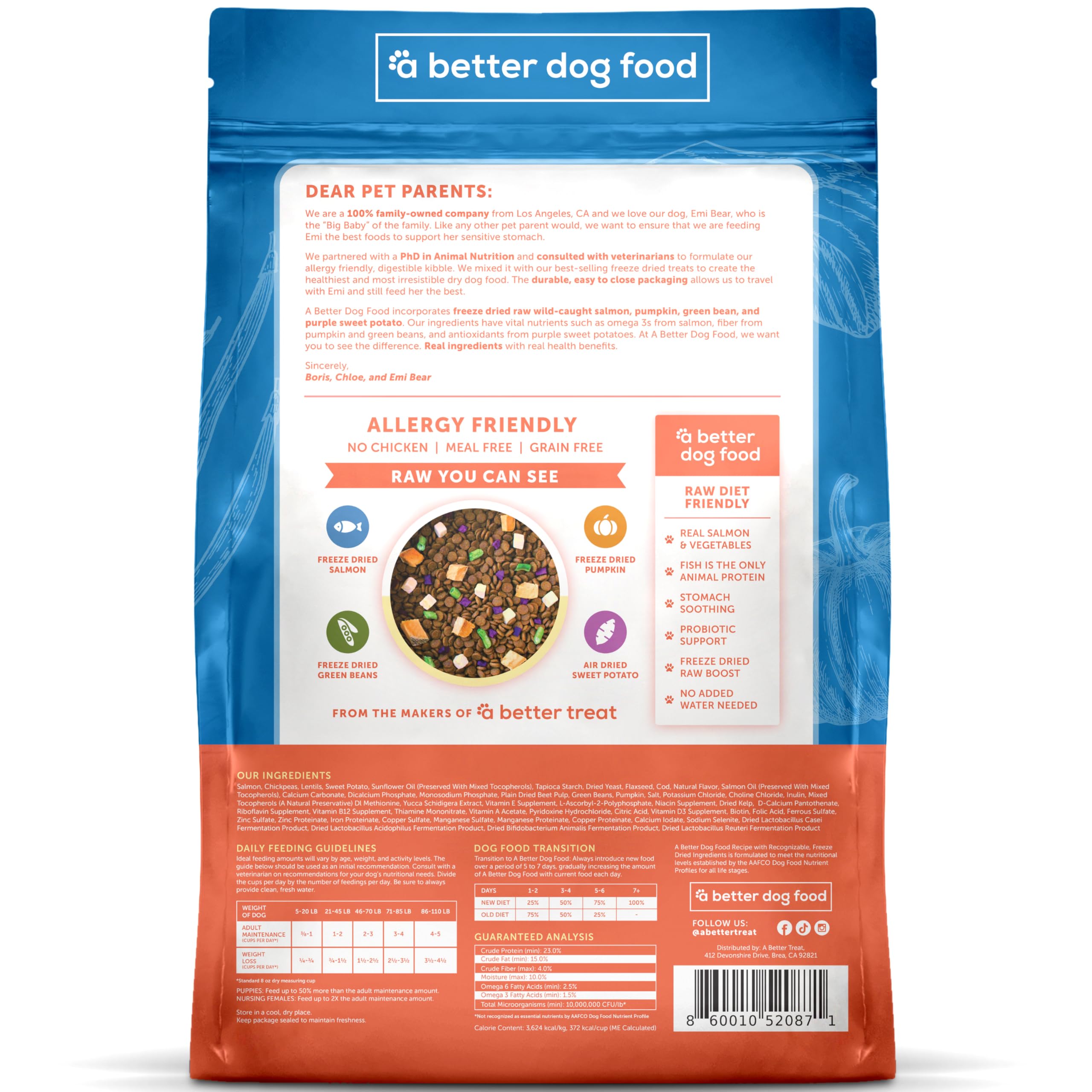 A Better Treat Ocean Blend – emballage refermable pratique pour les repas nomades.