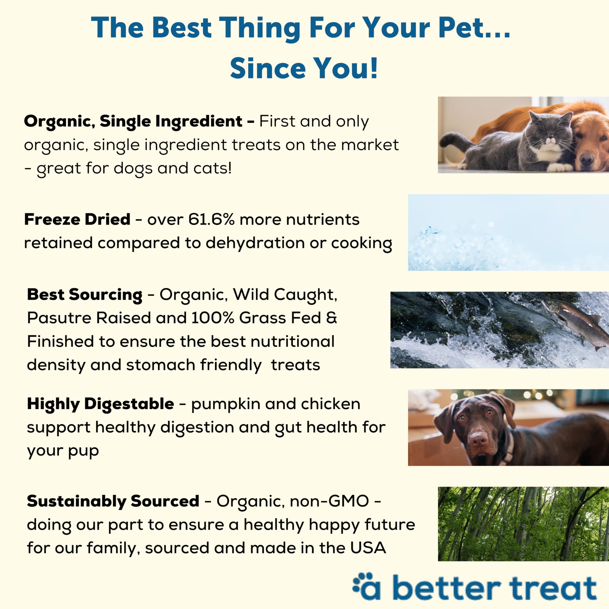 A Better Treat poitrine de poulet bio, digestion facile et récompense savoureuse