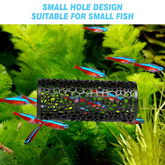 Abizoo Betta Tunnel décor d’aquarium noir, ajout élégant et fonctionnel.