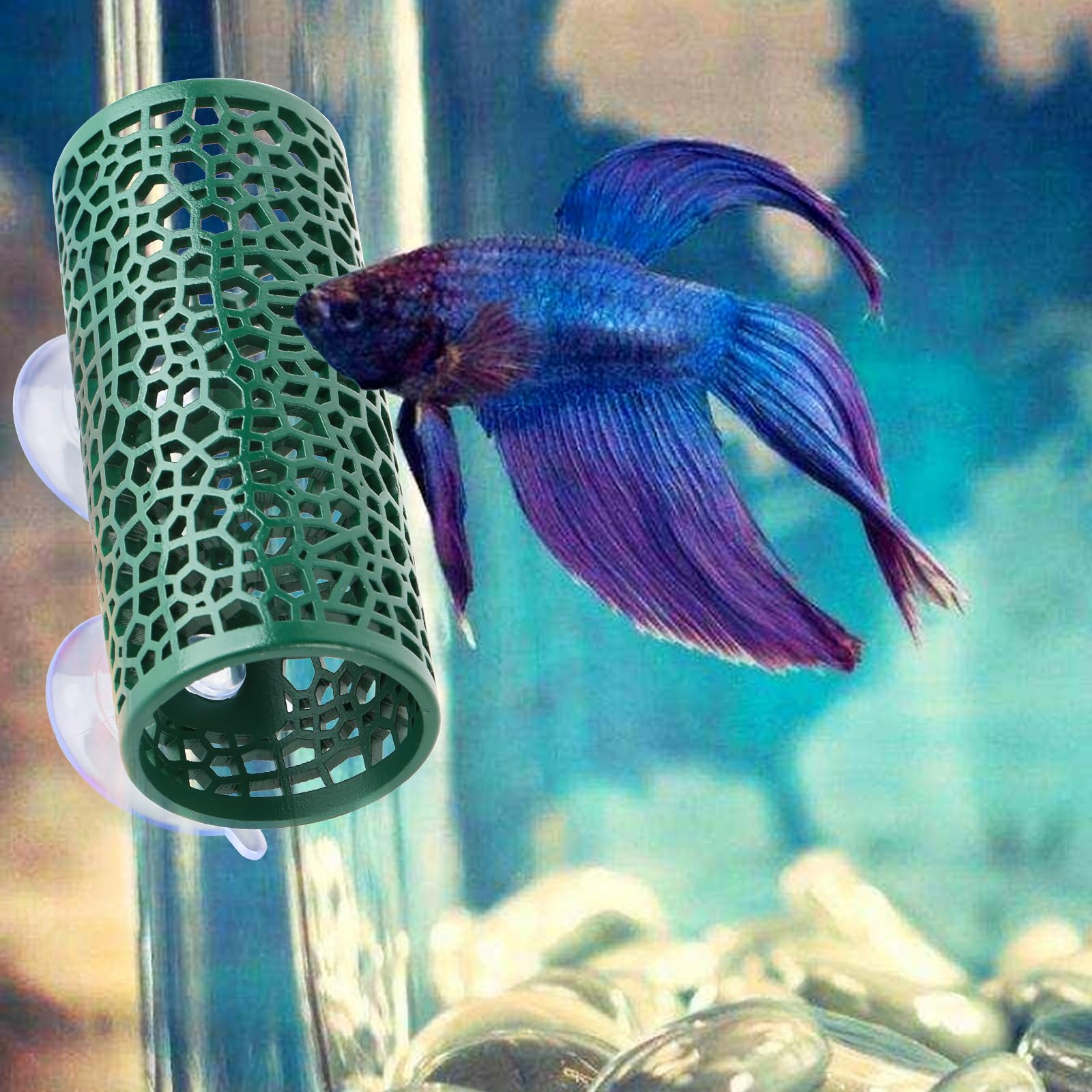 Abizoo Betta Tunnel entretien simple, décor durable et facile à nettoyer.
