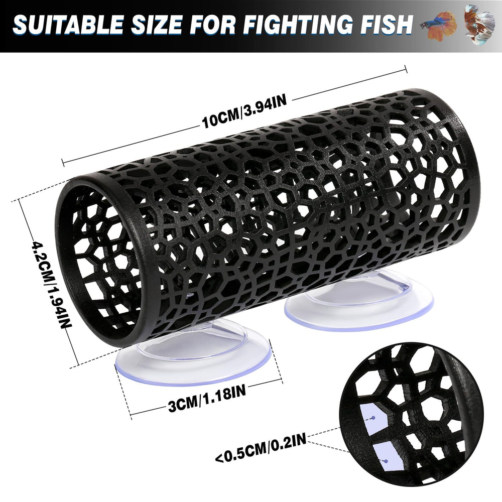 Abizoo Betta Tunnel nettoyable facilement en résine durable et résistante.