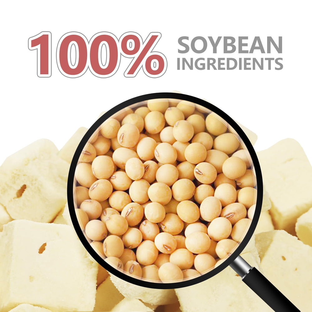 Abizoo bouchees-tofu-lyophilise-rongeurs-petits: ingredients simples pour alimentation sans additifs