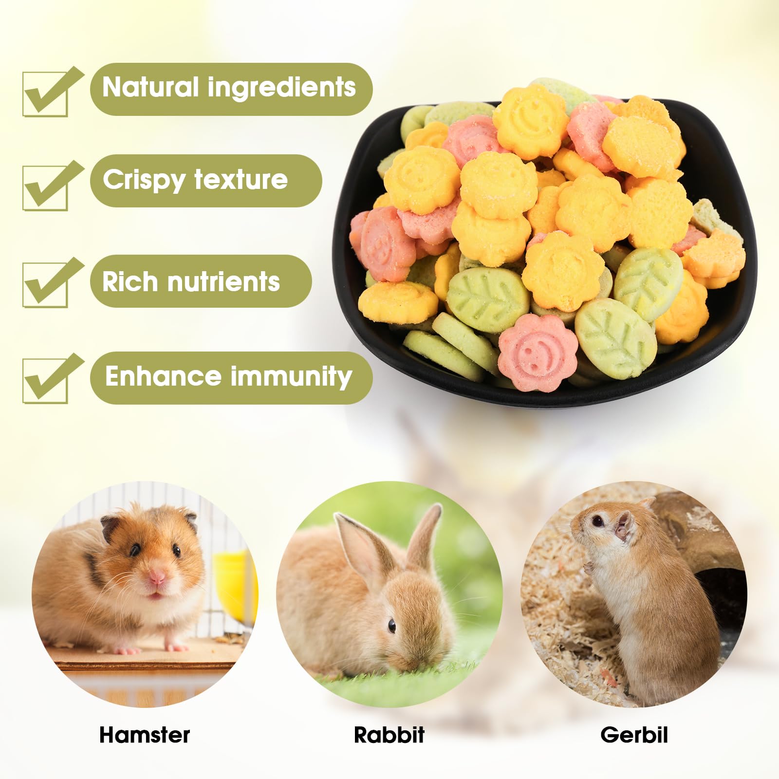 Abizoo Chews lapin – friandise sécurisée pour réconfort et appétit.