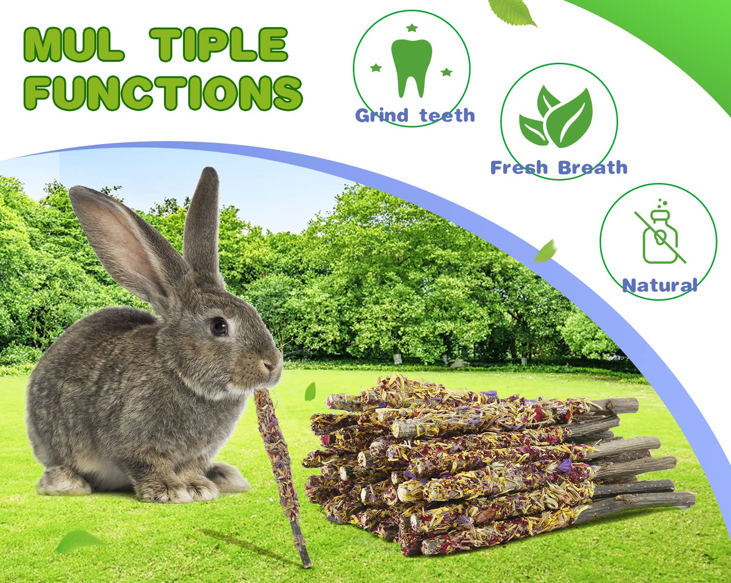 Abizoo lapin camomille et lavande - ingredients biologiques et aromes doux