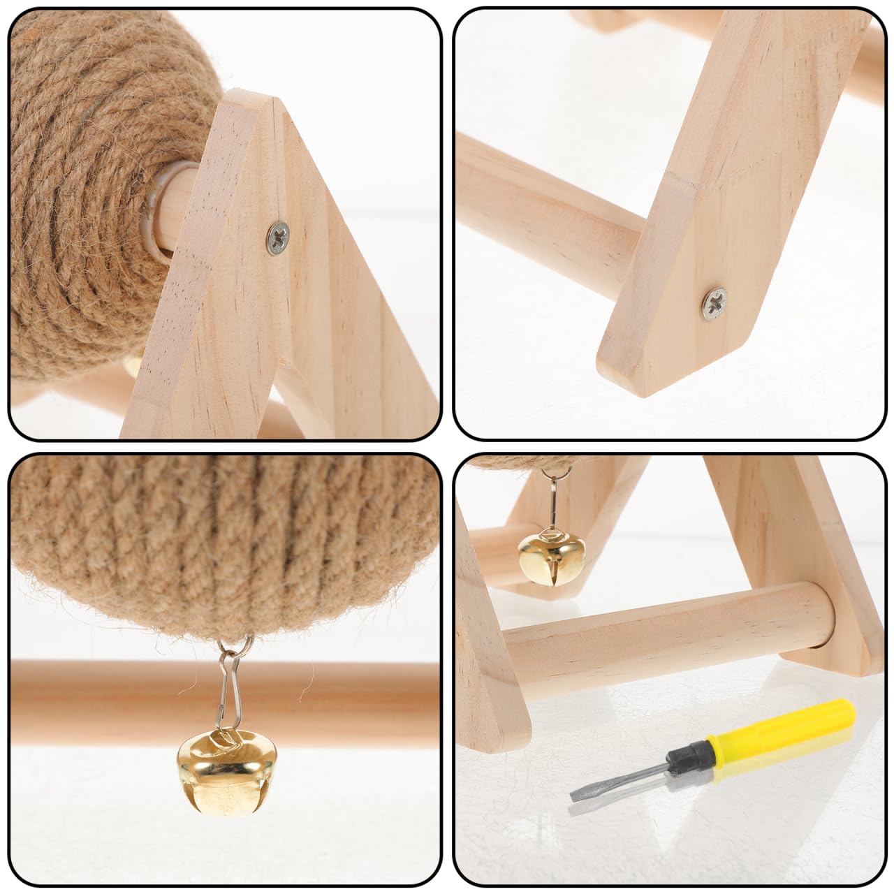 Aboofan corde sisal résistante avec tressage solide pour durabilité.