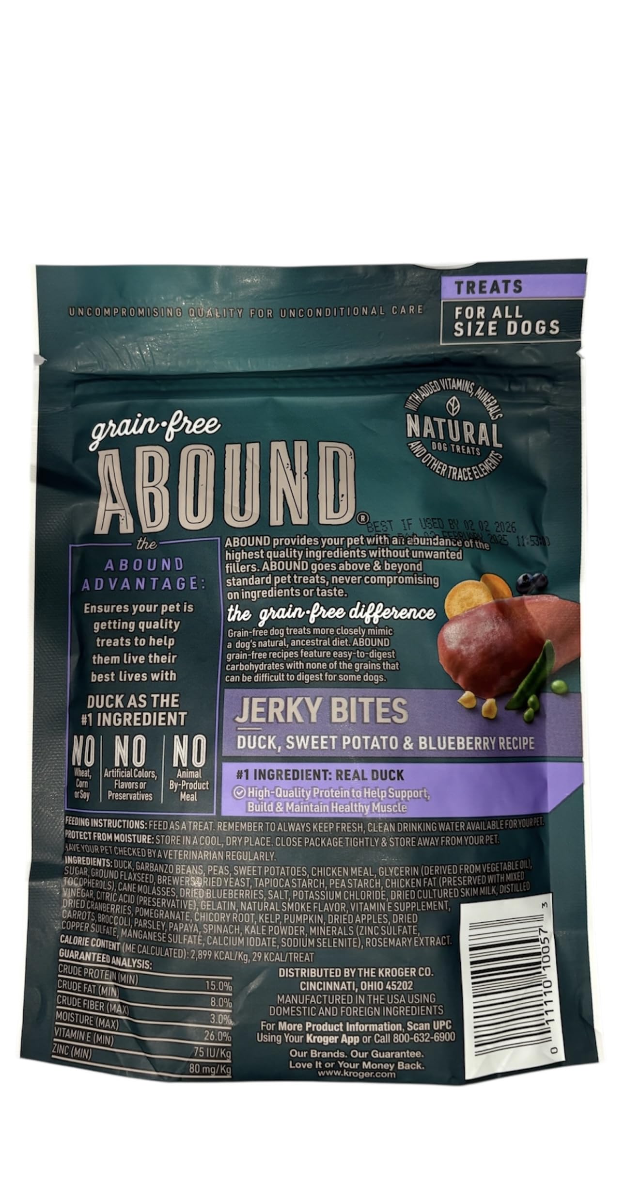 Abound emballage sachet 340 g, pratique pour des collations quotidiennes