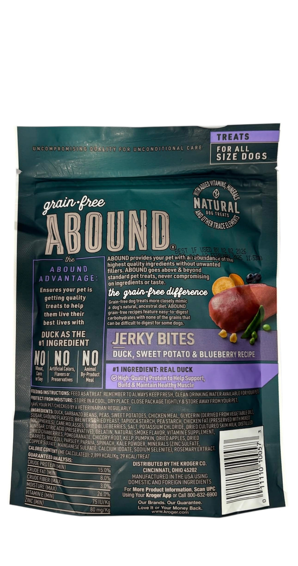 Abound emballage sachet 340 g, pratique pour des collations quotidiennes