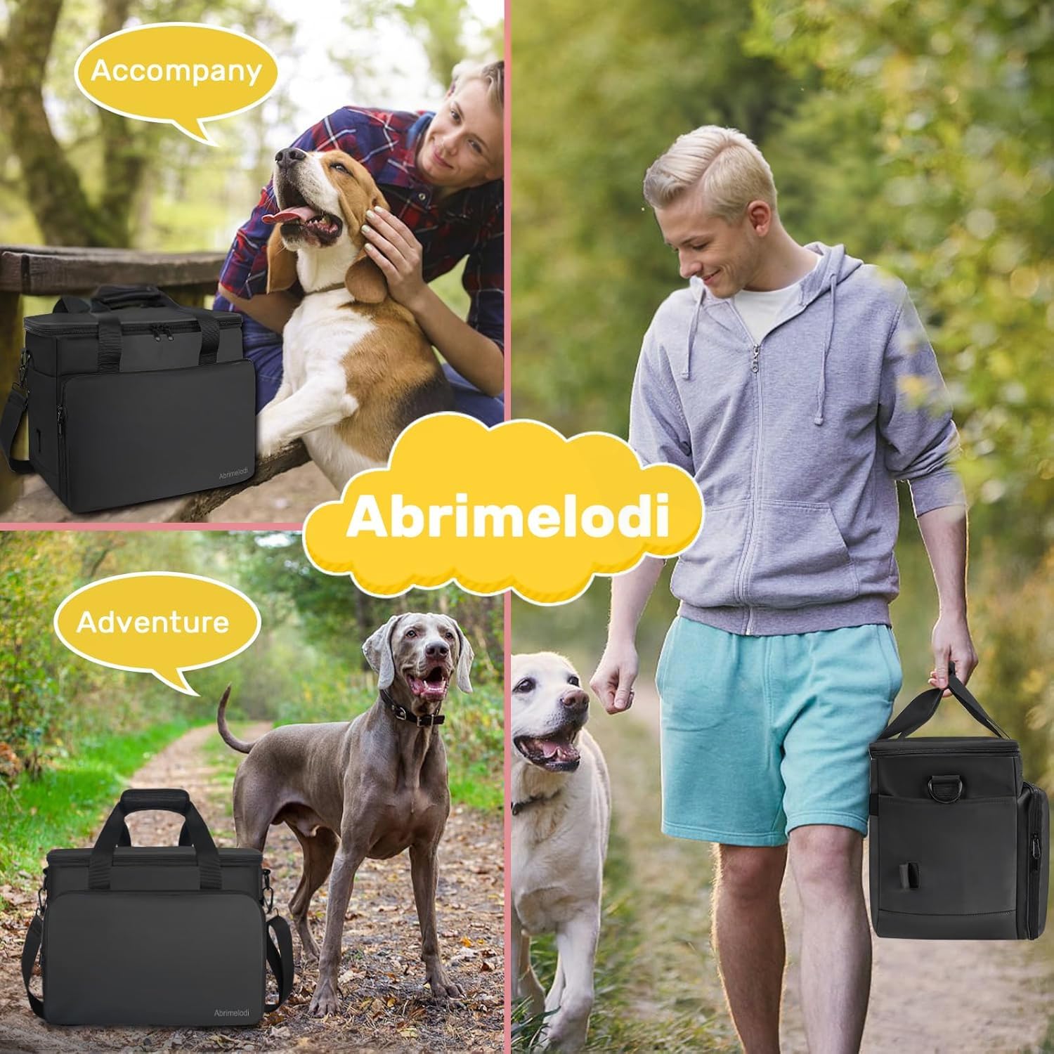 Abrimelodi Distributeur Sacs Poubelle : pratique pour les promenades quotidiennes.