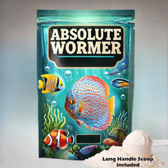 Absolute Wormer : préparation dans l eau pour aquarium sain.