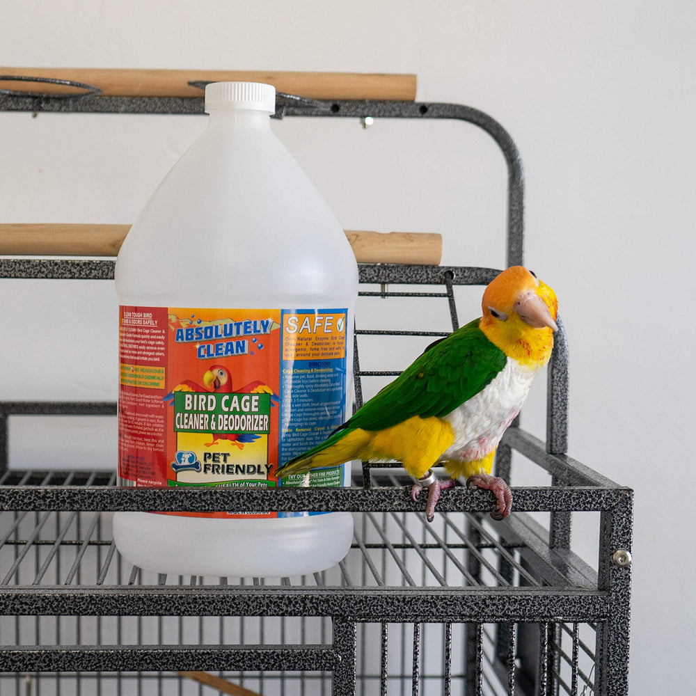 Absolutely Clean 128oz nettoyant cage oiseaux format économique.