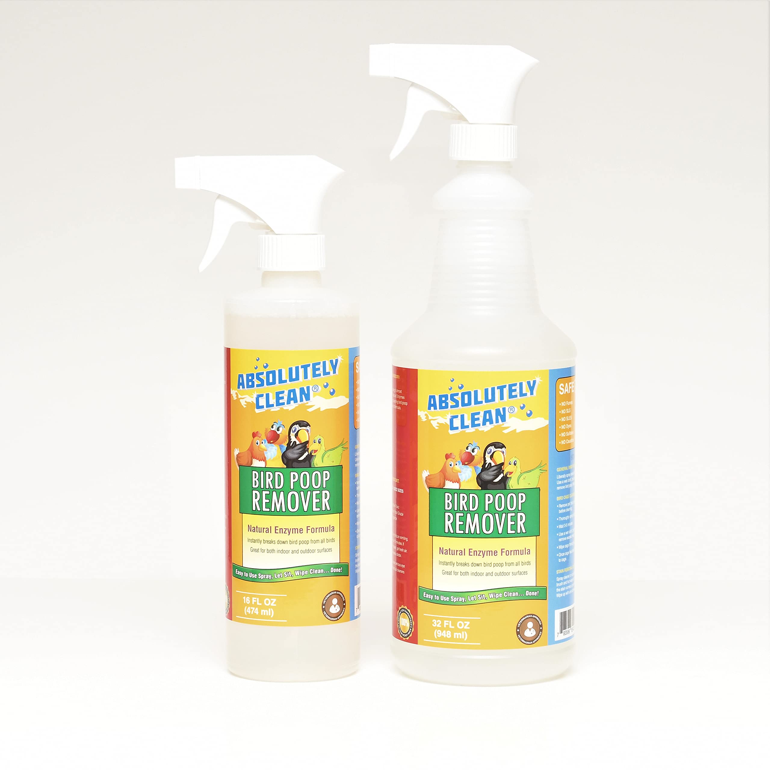 Absolutely Clean nettoyage extérieur avec enzymes pour surfaces propres.