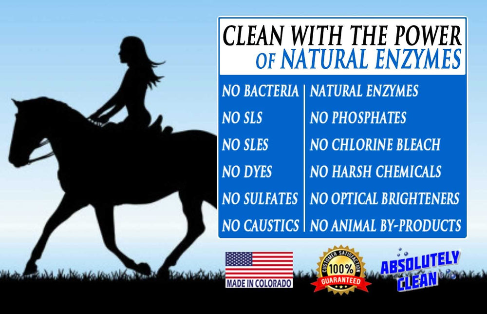 Absolutely Clean nettoyant cuir équitation: élimine taches et odeurs.
