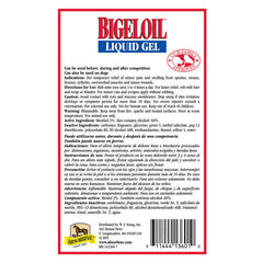 Absorbine Bigeloil Gel – massage ciblé pour confort après effort.