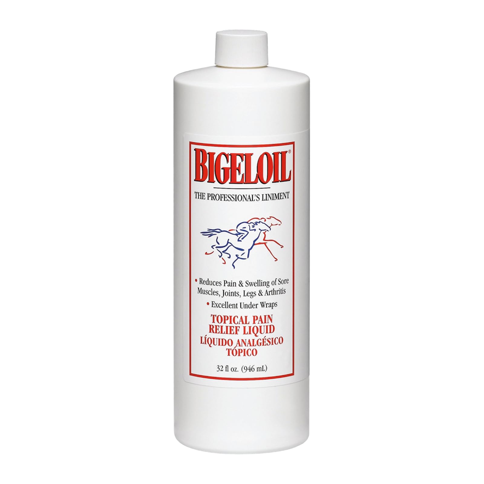Absorbine Bigeloil Liniment, flacon 32 oz, soulagement potentiel après l effort.