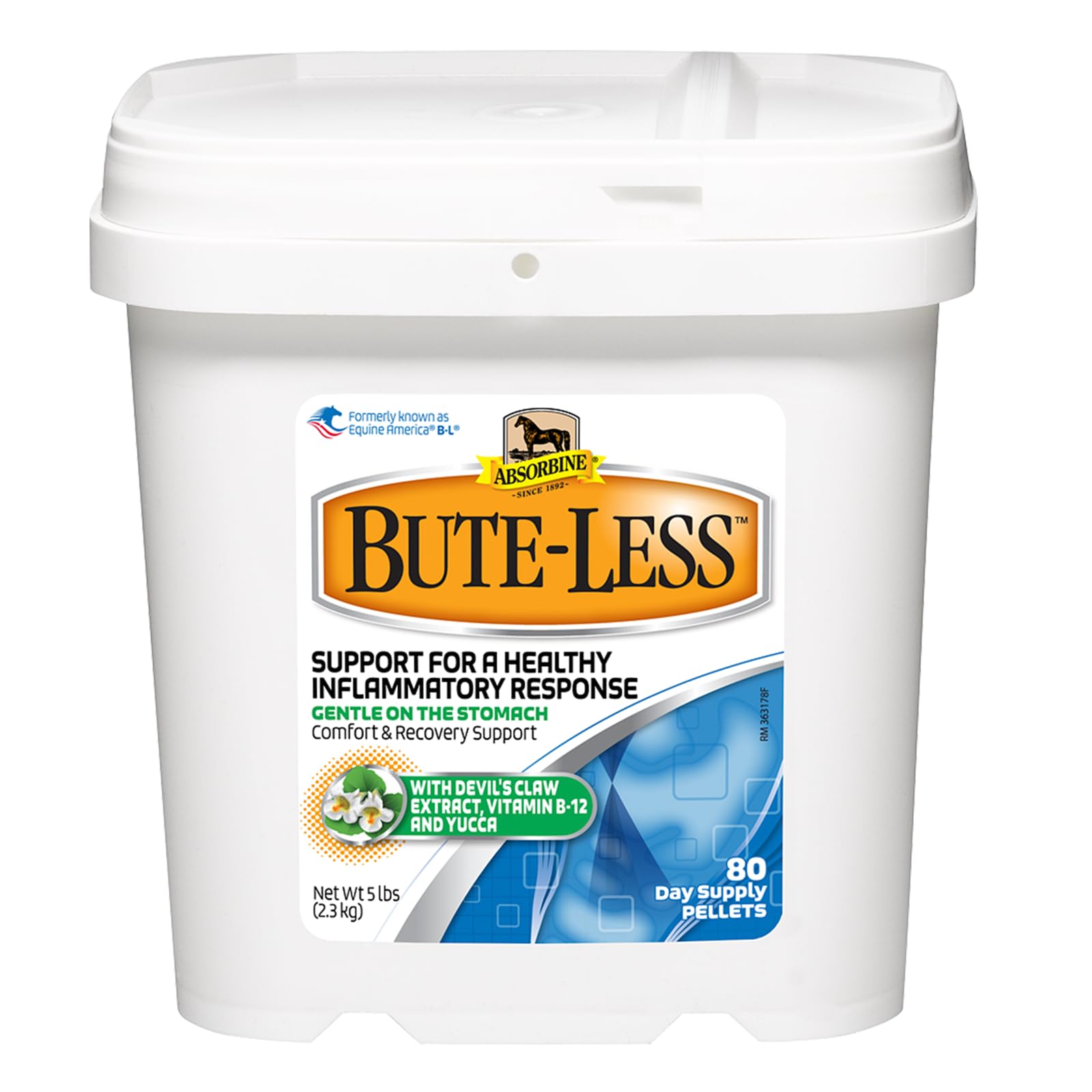 Absorbine Bute-Less granulés dans la bouteille, dosage facile et confort potentiel