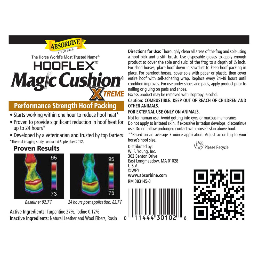 Absorbine Hooflex Extreme, pot de 2 lb prêt à l'emploi pour l'entretien des sabots.