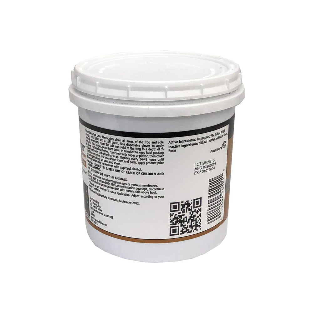Absorbine Hooflex Extreme, soulagement ciblé des sabots grâce à une action rapide.
