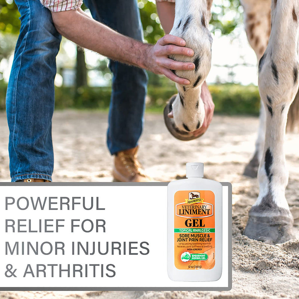 Absorbine liniment topique analgesique emballage: emballage pratique et refermable.
