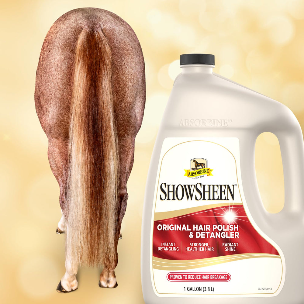Absorbine ShowSheen brillance naturelle du pelage lors du brossage