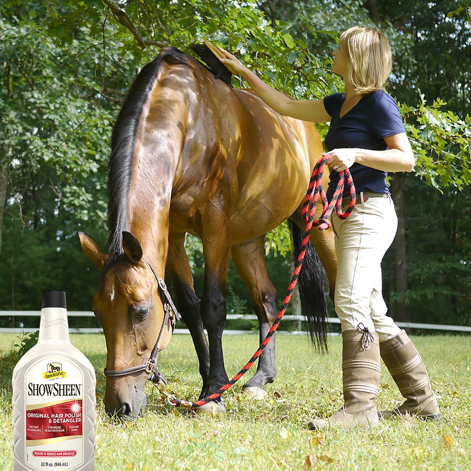 Absorbine ShowSheen Démêlant crinière et queue pour réduction de la casse