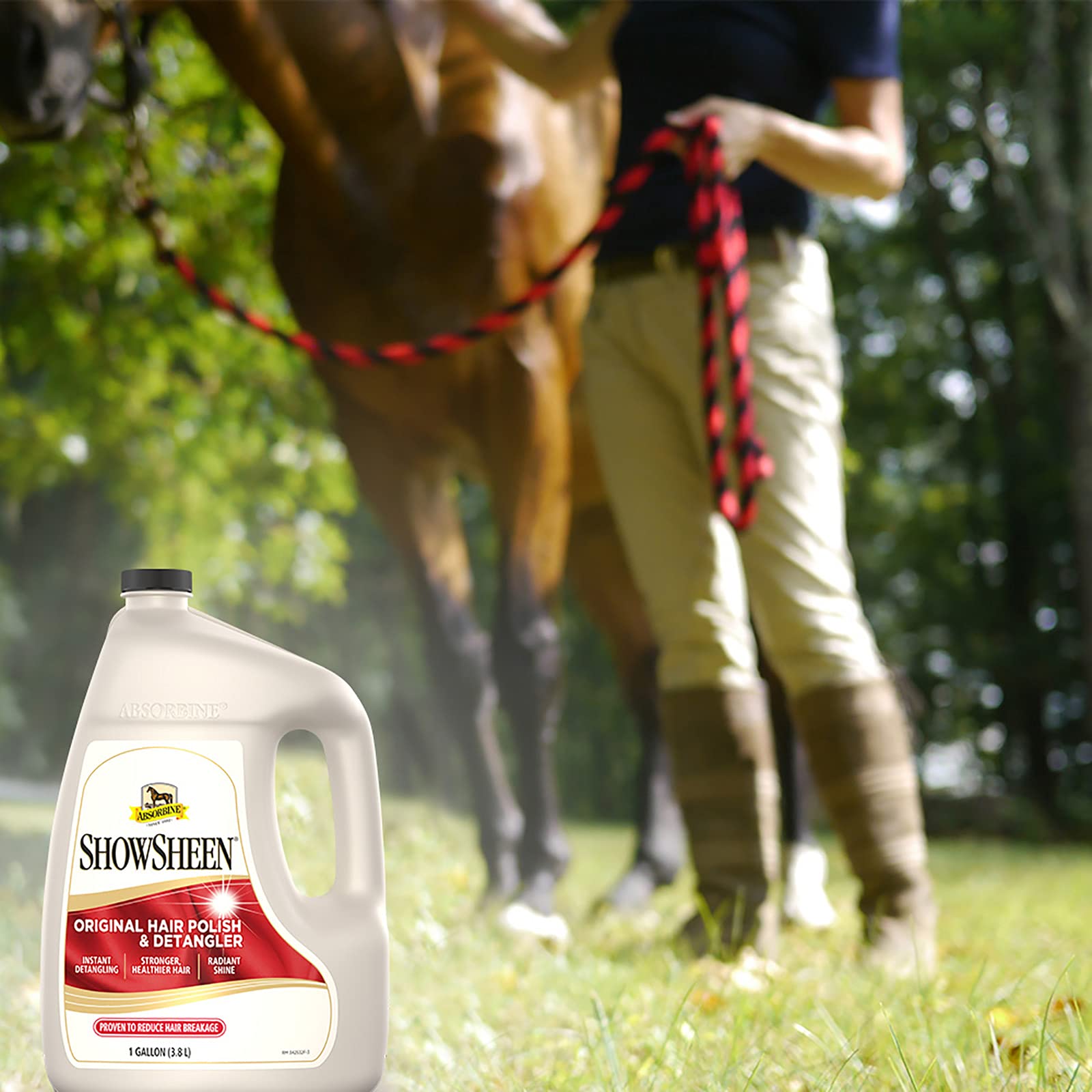 Absorbine ShowSheen utilisation polyvalente chevaux et chiens