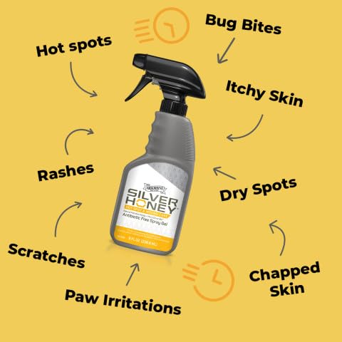 Absorbine Silver Honey contient microsilver BG et miel de Manuka.