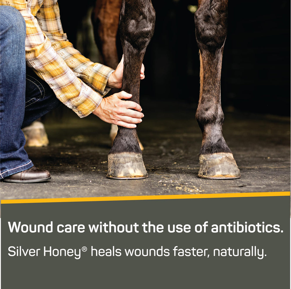 Absorbine Silver Honey pH équilibré respectant le microbiome cutané.